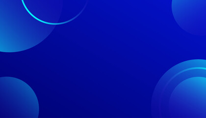 Blue geometric background. Dynamic shapes composition. Vector illustration