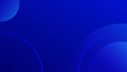 Abstract blue gradient background with circles. Vector illustration