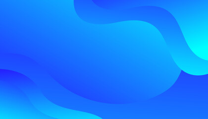 Abstract blue geometric background. Dynamic shapes composition