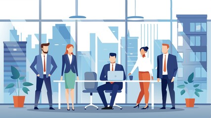 The design highlights the increasing role of technology in fostering a streamlined and efficient work environment.