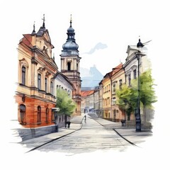 Obraz premium the AI Image Generator, Artwork Boleslawiec, Dolnoslaskie Poland