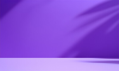 modern studio background with natural shadow for cosmetic product