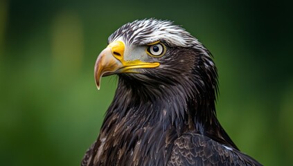 Fototapeta premium Bald Eagle headshot portrait 