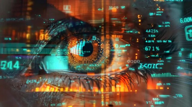 Exploring the merging of human vision and technology in a digital landscape