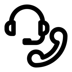 call center, hotline, telephone, headphone, headset, contact us, helpdesk outline icon