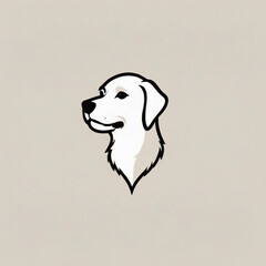 golden retriever dog LOGO