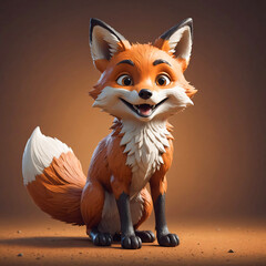 red fox cartoon