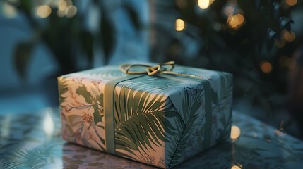 Beautiful gift boxes on solid abstract background 