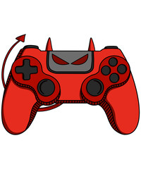 Halloween Game controller Devil PNG