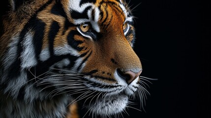 Fototapeta premium Closeup of a Tiger's Face.