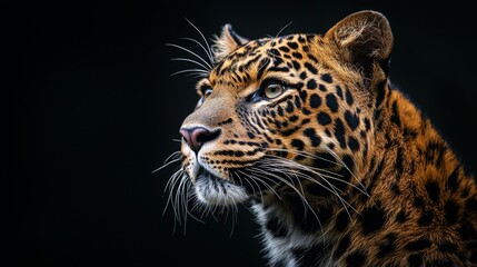 Obraz premium Close-up portrait of a Leopard.