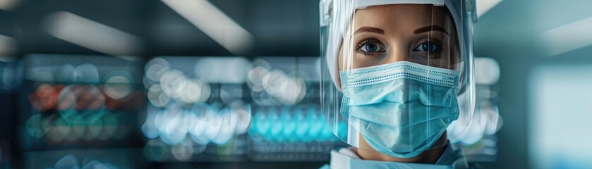 Holographic community counseling, advanced respiratory resources, futuristic support technology, modern healthcare