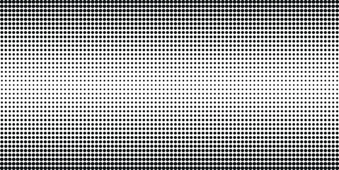 Abstract geometric technology halftone background. Black dotted halftone pattern.