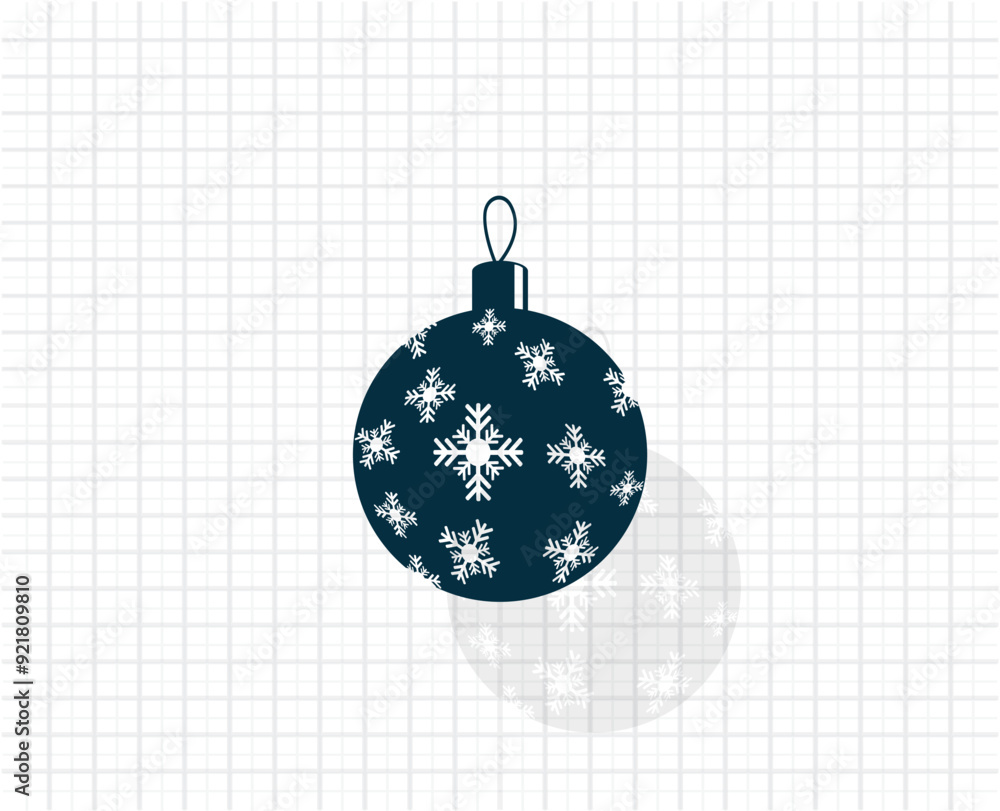 Poster vector dark color icon with shadow on light checkered background