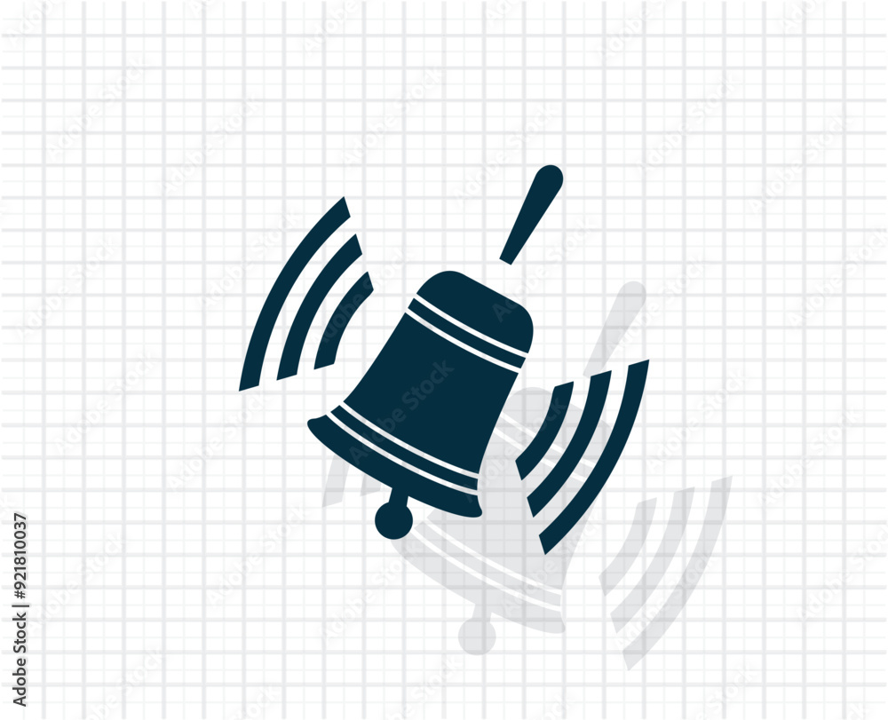 Aufkleber vector dark color icon with shadow on light checkered background