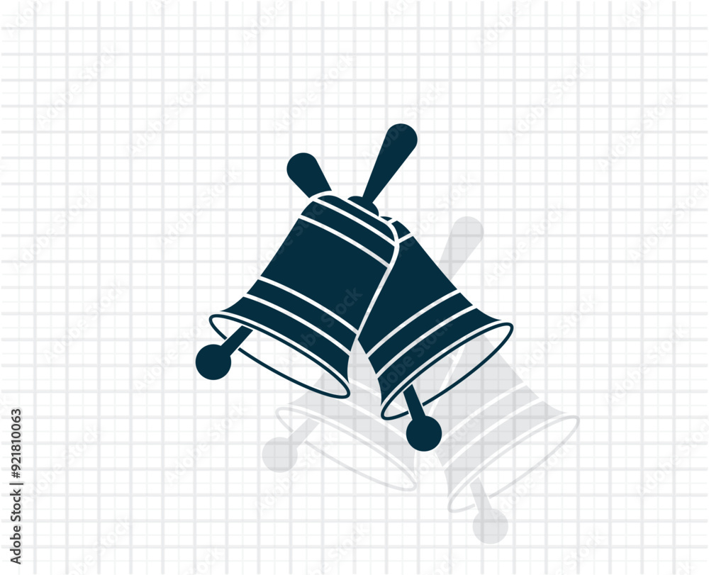Poster vector dark color icon with shadow on light checkered background