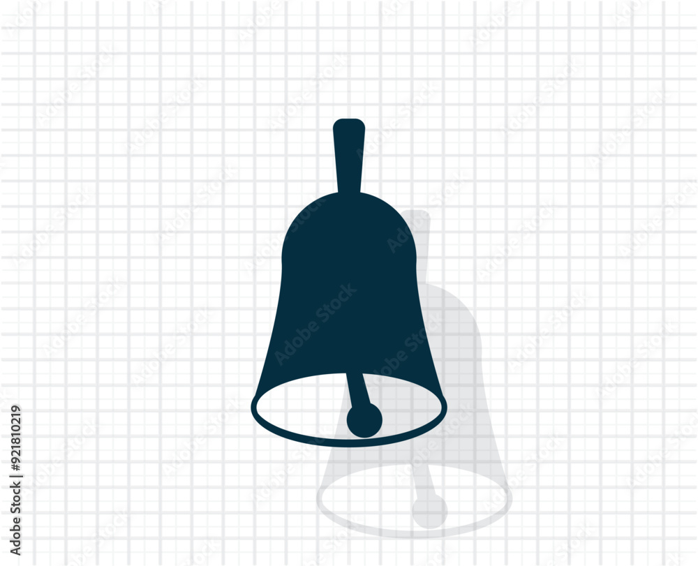 Aufkleber vector dark color icon with shadow on light checkered background