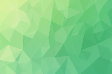 緑の背景、シンプル、幾何学模様、ポリゴン、ビジネス