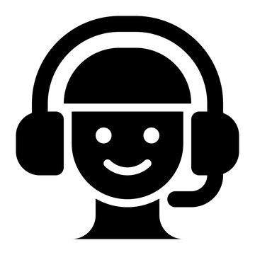 customer service, call center, elp, customer support, customer assistant, service agent solid glyph icon