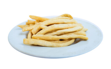 onion sticks served in a bowl