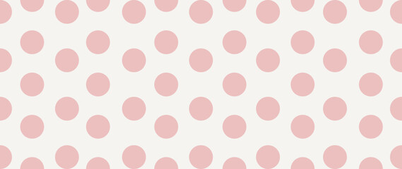Vector flat background. Minimalist trendy abstract polka dot pattern on a light background. Perfect for screensaver, poster, card, invitation or home decor.