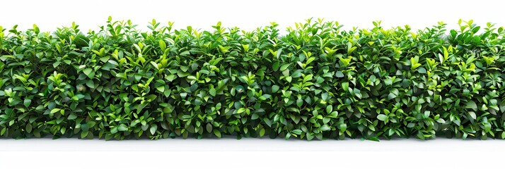 Hedge. Green Leaves Wall for Fencing, Landscaping and Garden Design