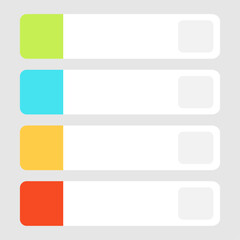 Fototapeta premium Sticky Notes Template for Notes, Element for Business
