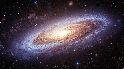 Naklejka premium Spiral Galaxy in the Universe