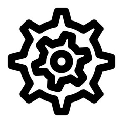 setting, configuration, options, engineering, machine, engine, gear, automation outline icon