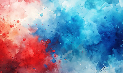 Obraz premium red blue Watercolor multi colored texture Backgrounds,abstract green watercolor paintings, paper texture background
