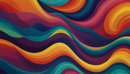 Fototapeta premium Abstract background, A colorful abstract background design. Generative Ai