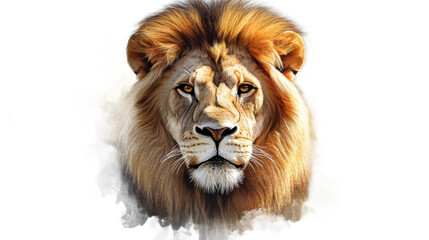 Majestic Lion Portrait with