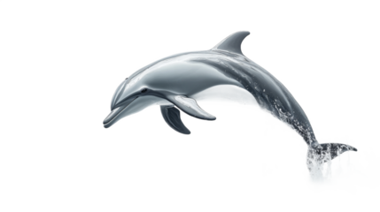 Dolphin Leaping Out of Water