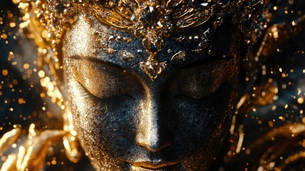 Close-up of a statue person