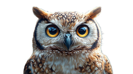 Naklejka premium Close Up Portrait of an Owl