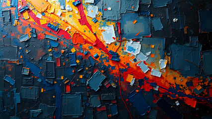 Naklejka premium background with paint