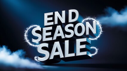 End of season season sale banner template