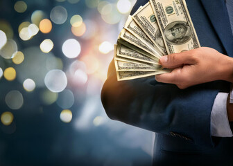 お金持ちのイラスト