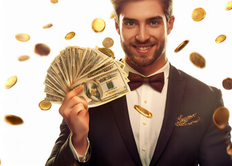 お金持ちのイラスト