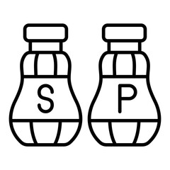 Salt and pepper Icon