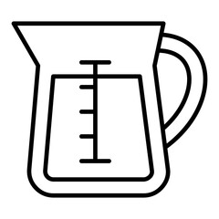 Obraz premium Measuring cup Icon