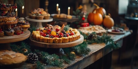 Food platter with variety