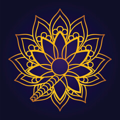 Creative luxury decorative mandala background