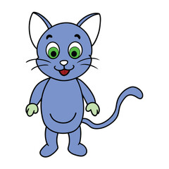 carton cat vector illustration