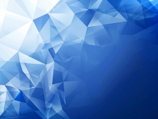 Obraz premium Blue triangle background vector presentation wallpaper