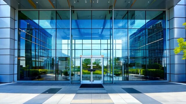 A corporate headquarters building, representing corporate identity and branding