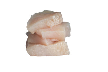 sliced ​​chicken breast on a transparent background