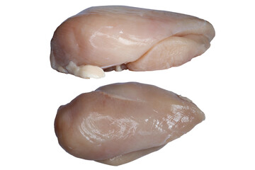 whole chicken breast on a transparent background