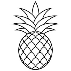 Obraz premium pineapple isolated on white
