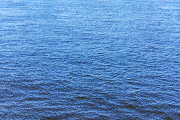 The texture of ripples on the water. Natural background.